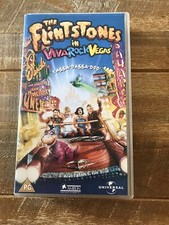 The Flintstones In Viva Rock Vegas VHS Video Childrens Retro Fred Wilma
