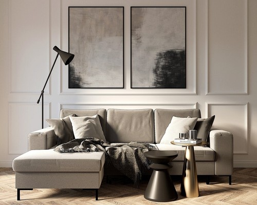 Black and beige white - black,