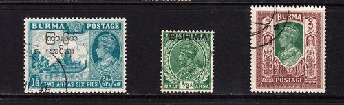 Burma 1937 values incl - burma,
