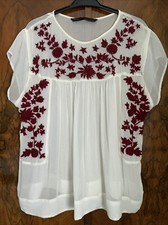 Zara size M 12 chiffon blouse
