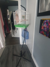 used bird cage stand