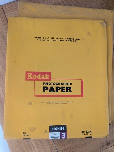 Vintage kodak bromide paper - bromide,