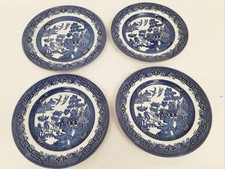 Churchill Blue Willow Plates