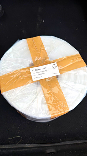 6in heavy duty - clear, ldpe