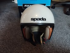 Spada Raze Pearl White X-Small Open Face Motorcycle Helmet 