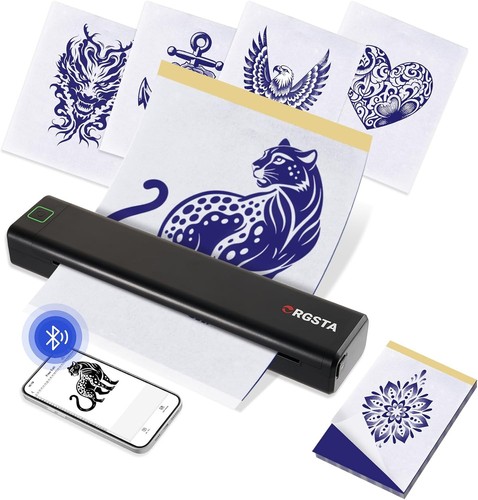 Tattoo printer thermal - printer, stencil