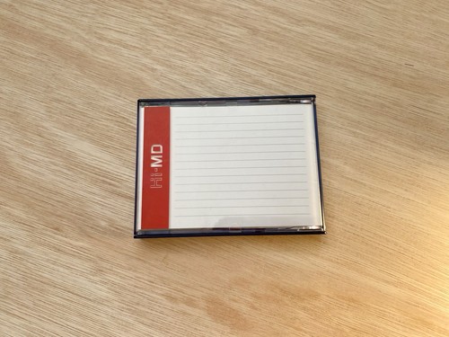Sony md minidisc blank - minidisc,