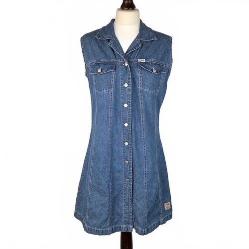 Vintage y2k sleeveless - sleeveless, denim