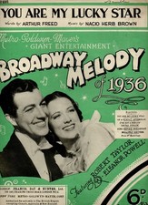 song sheet  YOU ARE MY LUCKY