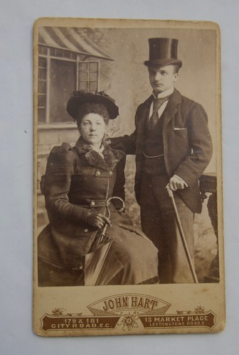 Cdv couple man in - cdv, of