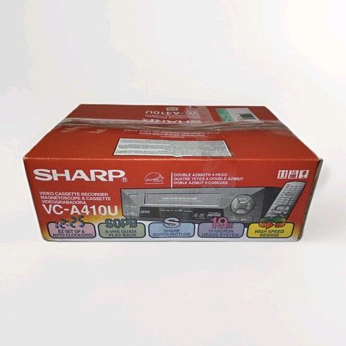 Sharp model a410u vcr - vcr, 4