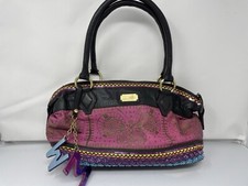 Leather & Sparkly Bead Trim Shoulder  Bag By Matthew Williamson  for Debenhams