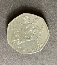 2011 London Olympics Taekwondo 50 pence Coin- Very Nice circulated condition
