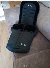 Silver Cross Black Footmuffs