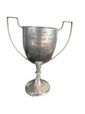 Best Brown Bitch Toy Poodle Dog vintage silver plate trophy trophies 8 inches S9