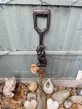 Vintage Handmade African Carved Walking Stick