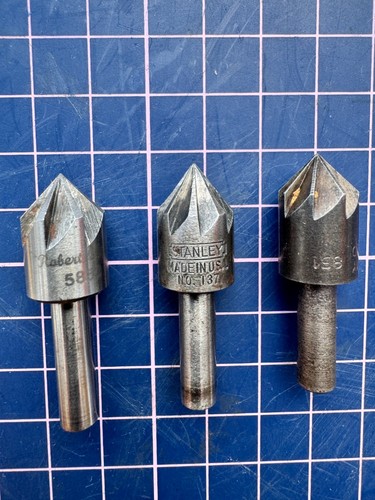 Three vintage rose countersink