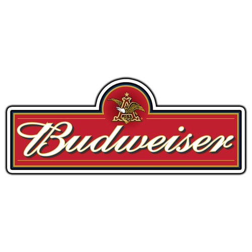 Budweiser logo sticker - logo,
