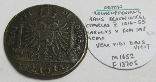 Jeton rekenpfenning hans - rekenpfenning,