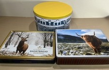 Biscuit Tins Collectible X 3