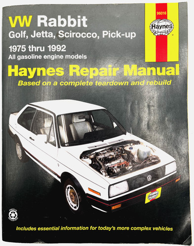 1975 rabbit haynes - 1975-92, vw
