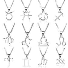 Silver tone zodiac Constellation sign pendant necklace?choices