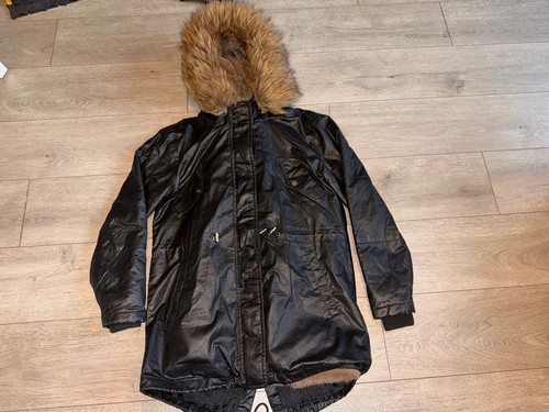 Whistles black faux fur lined - fur,