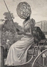 ORIGINAL ART antique shabby