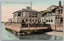 QUEENSTOWN Co Cork Royal Yacht Club House Postcard