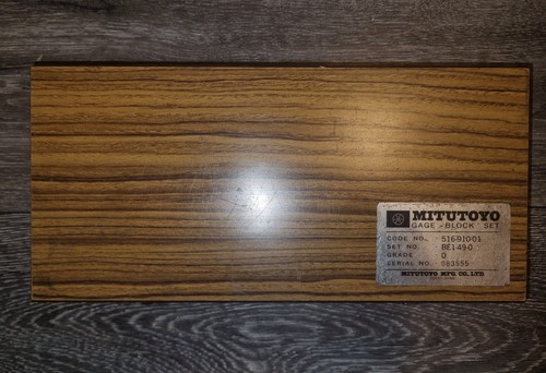Mitutoyo gauge block set - block,