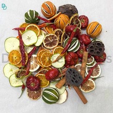 250g Mixed Dried Fruit Chillies Orange Slices Christmas Wreath Cinnamon XMAS