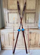 Vintage Skis Wooden ASNES