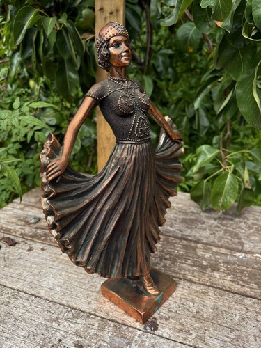 Art deco style patinated - art, deco-style