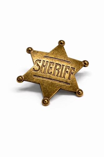 Sheriff star badge - sheriff,