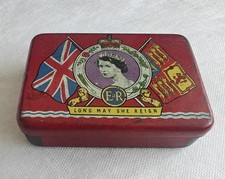 Vintage 1953 oxo tin queen - vintage,