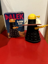 DOCTOR DR WHO DALEK BUBBLE BATH FULL RARE VINTAGE WATER MARGIN 1976 BOXED INSERT