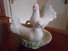 Beautiful White Doves Figurine