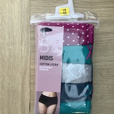 M&S Ladies 5 Pack Cotton Lycra