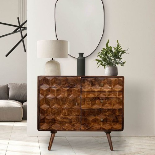 Solid mango wood geo - geo, 85cm