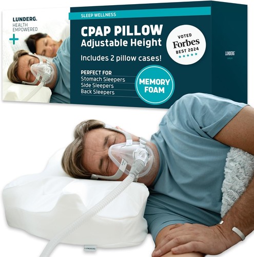 Lunderg cpap pillow - lunderg, back