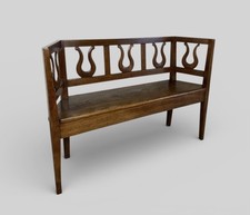 Antique French Oak Window Seat
