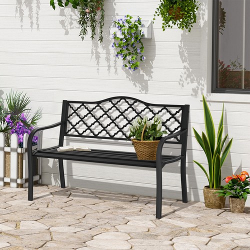 Seater garden bench cast - garden,
