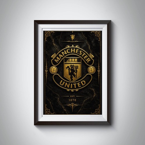 Manchester united wall art - united,