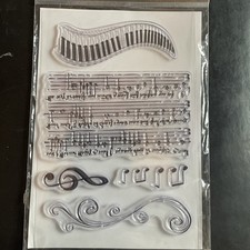 Kanban Clear Stamp Set Musical