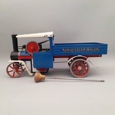 Mamod SW1 Steam Wagon Toy Live Engine Lorry Blue Truck Train Rare Vintage Boxed