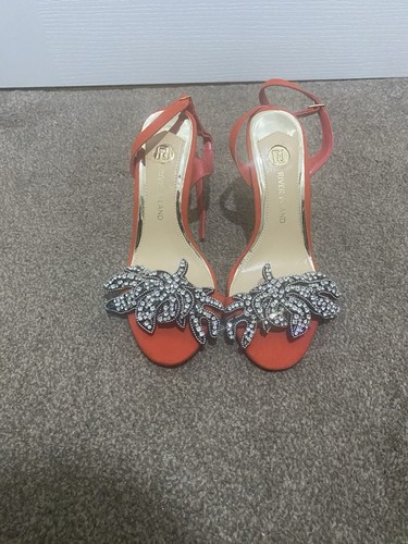 River island orange suede - river,