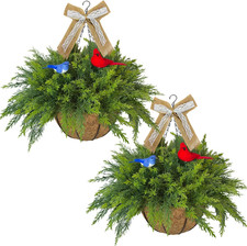 2 Set Artificial Cedar Hanging