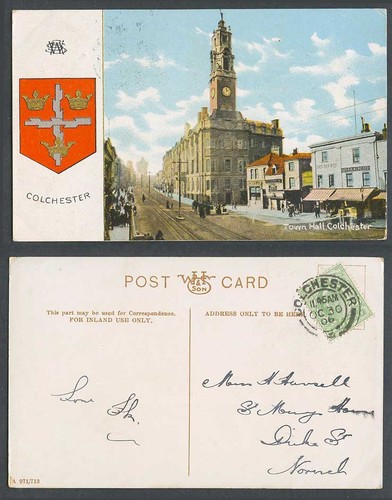 Colchester town hall clock - colchester,,