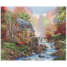 Anchor Counted Cross Stitch Kit: Maia Collection: Cobblestone Mill