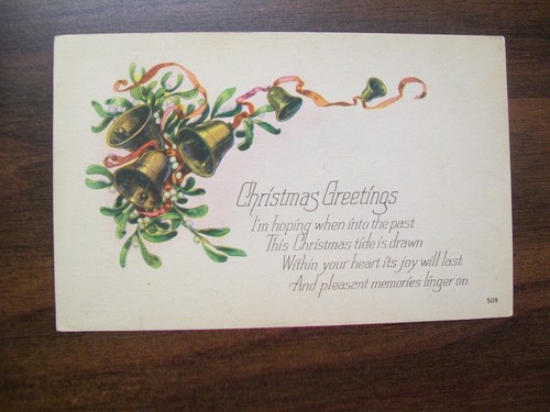 Vintage postcard christmas - -,